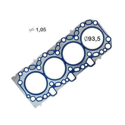 JUNTA CABECOTE INOX 5PK HILUX 2.5 4X2/4X4