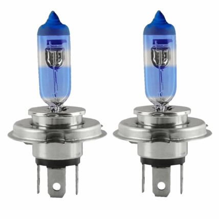 KIT LAMPADA H4 12V 60/55W SUPER BRANCA