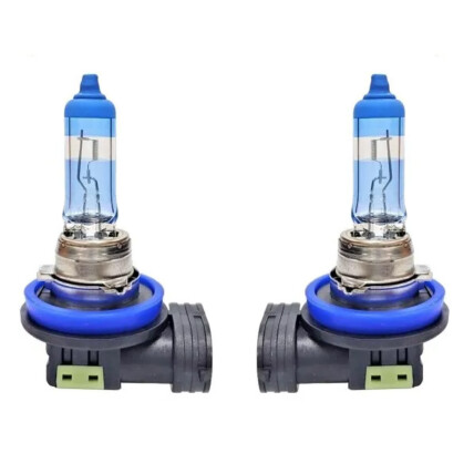 KIT LAMPADA H11 12V 55W SUPER BRANCA
