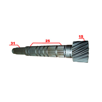 EIXO ENTALHADO DUCATO 2.3 - 15 DENTES