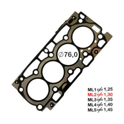 JUNTA CABECOTE INOX 3PK JUMPY/EXPERT/SCUDO