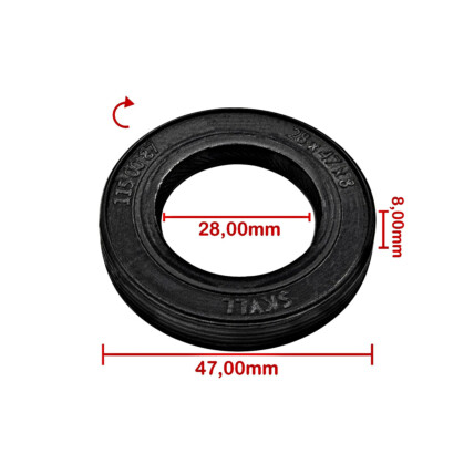RETENTOR COMANDO VALVULA MARCH / PEUGEOT 206 / CLIO 1.0