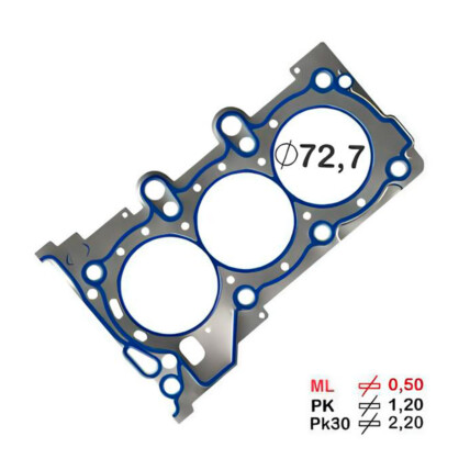 JUNTA CABECOTE METAL HB20 1.0 TURBO