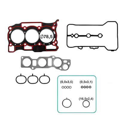 JUNTA MOTOR SUPERIOR JOGO MARCH / VERSA 1.0
