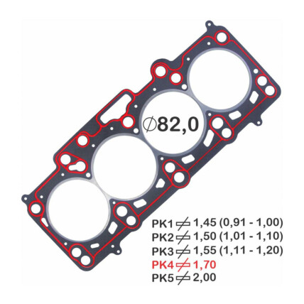 JUNTA CABECOTE FIBRA 4PK AMAROK 2.0