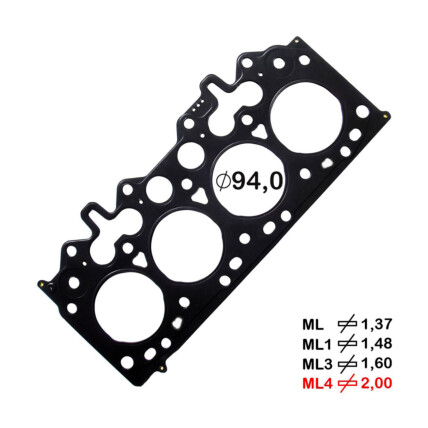 JUNTA CABECOTE METAL 4PK RANGER 2.8