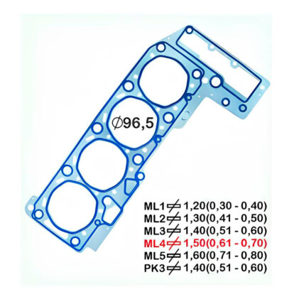JUNTA CABECOTE METAL 4PK DAILY 3.0