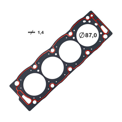 JUNTA CABECOTE FIBRA COROLLA 1.6 / 1.8, LIFAN X60