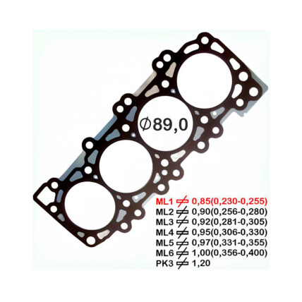 JUNTA CABECOTE METAL 1PIK FRONTIER 2.5