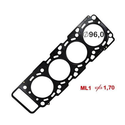 JUNTA CABECOTE METAL 1PIK S10 2.8